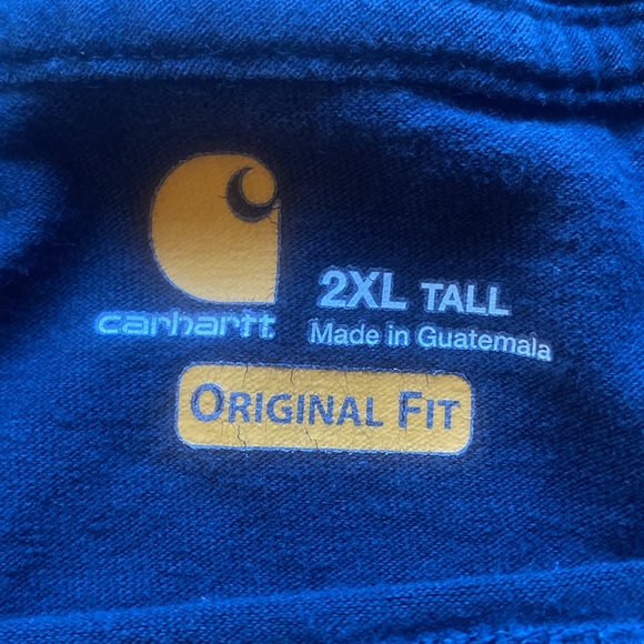 Carhartt short sleeve T-shirt size 2XL Tall - Picture 3 of 12